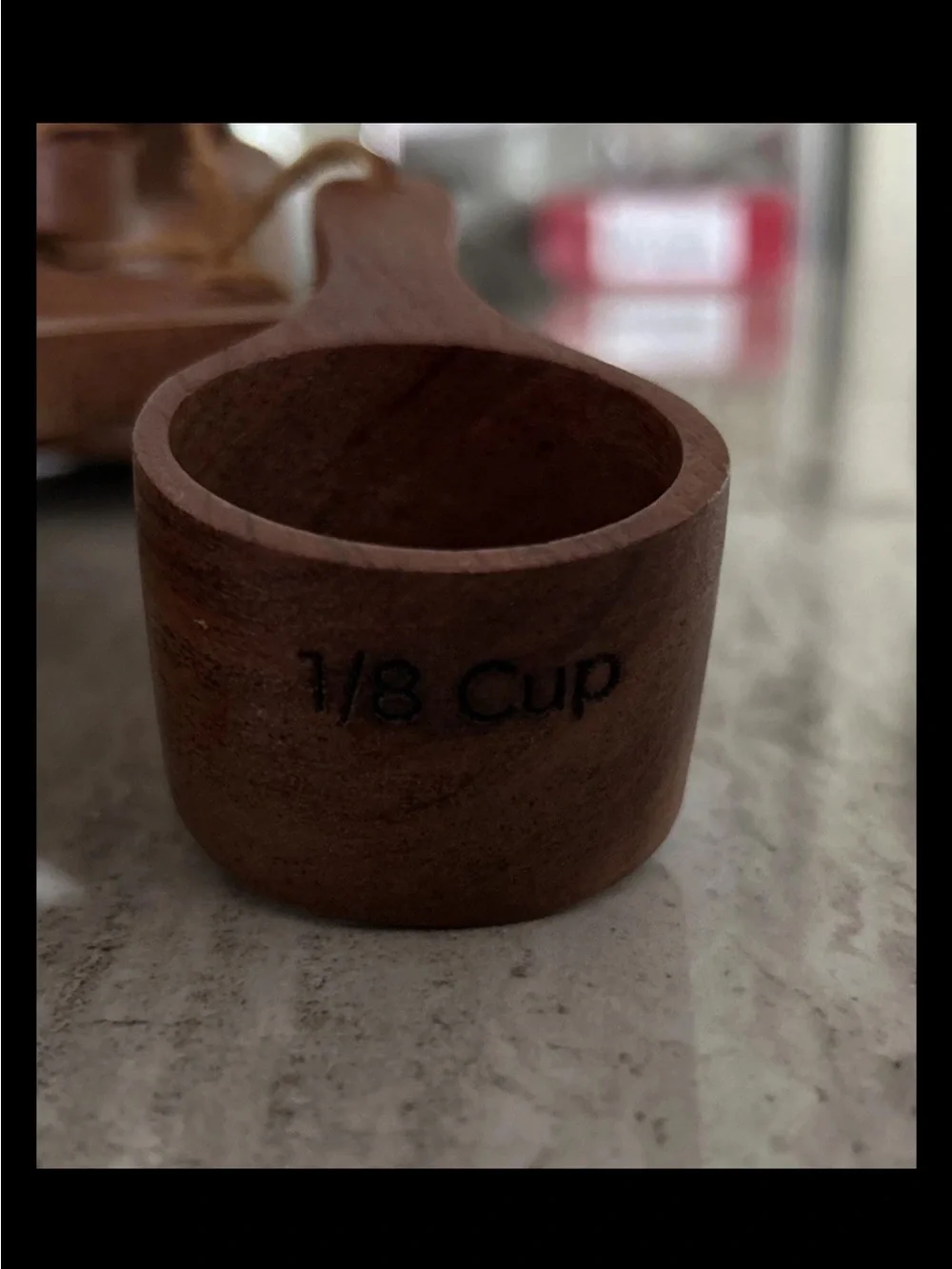 Southern Living Acacia Wood  Measuring Cups Set